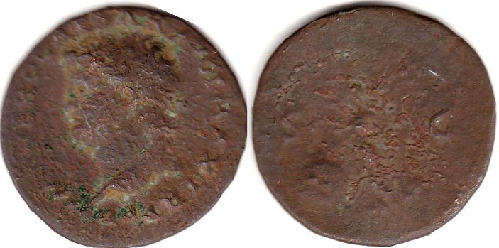 moneda Imperio Romano Nero as