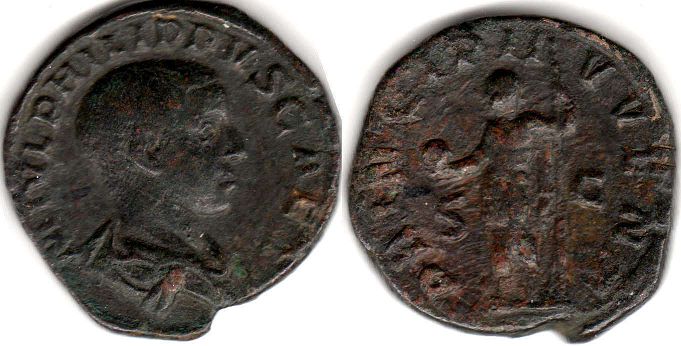moneda Imperio Romano Philip II Sestercio 