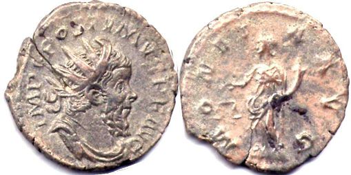 moneda Imperio Romano Postumus antoninianus