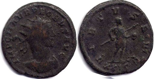 moneda Imperio Romano Probus antoninianus