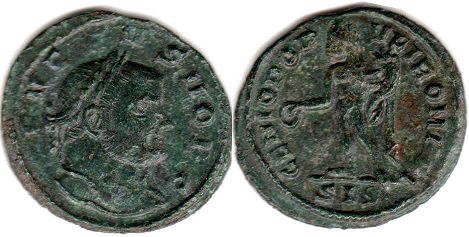 moneda Imperio Romano Valerius Severus