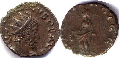 moneda Imperio Romano Tetricus Iantoninianus