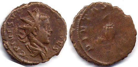 moneda Imperio Romano Tetricus IIantoninianus