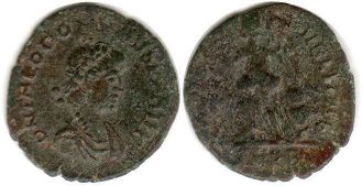 moneda Imperio Romano Theodosius I the Great