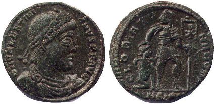moneda Imperio Romano Valentinian I