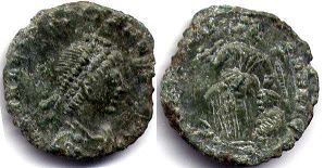 moneda Imperio Romano Valentinian II