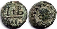 moneda bizantina Maurice 12 nummi