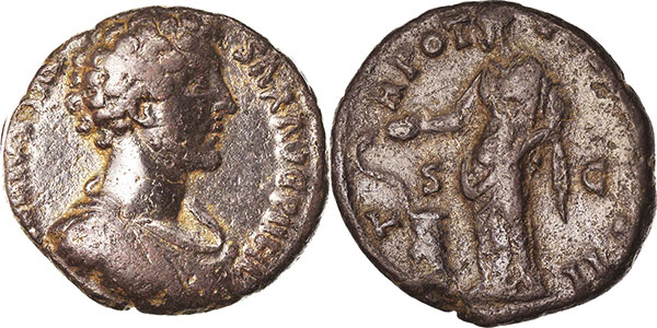 moneda Imperio Romano Marcus Aurelius as