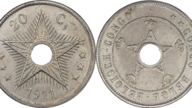 Belgian Congo20 centimes 1911