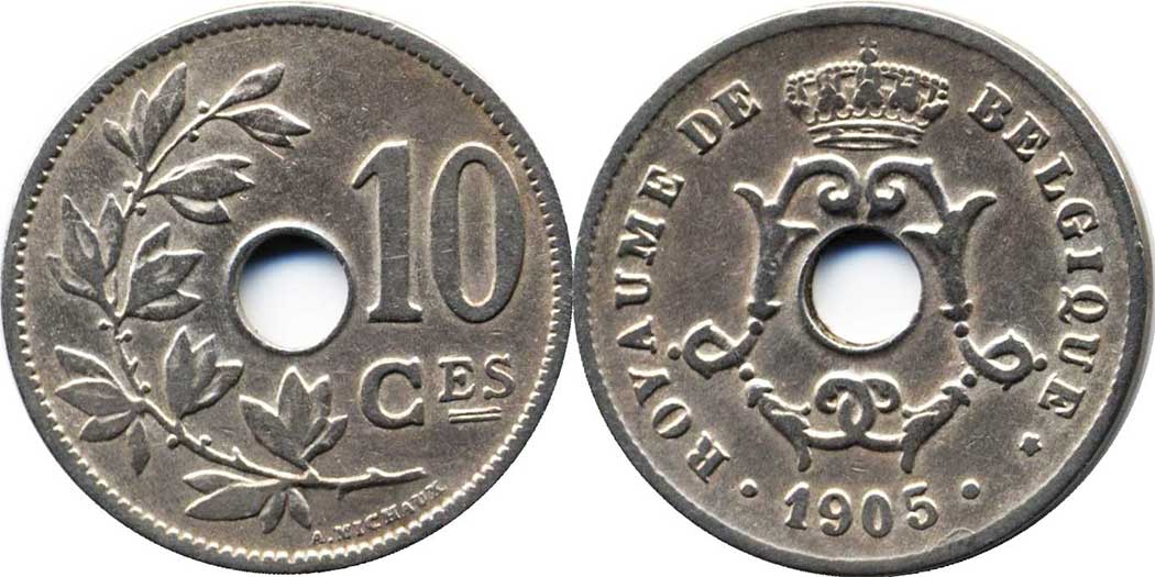 Belgium 10 centimes 1905