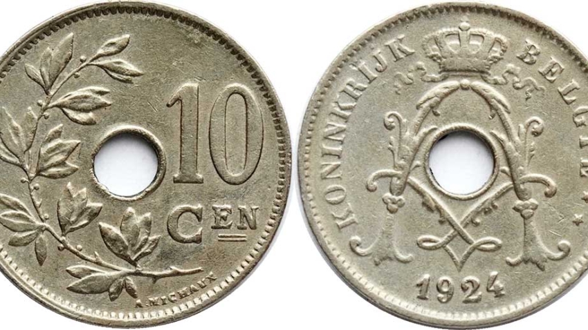 Belgium 10 centimes 1924