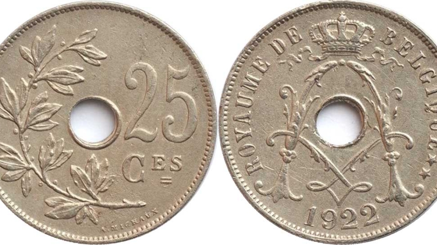 Belgium 25 centimes 1922