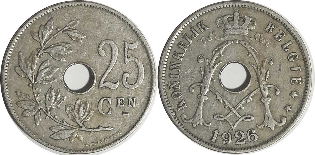 Belgium 25 centimes 1926