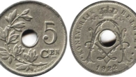 Belgium 5 centimen 1922