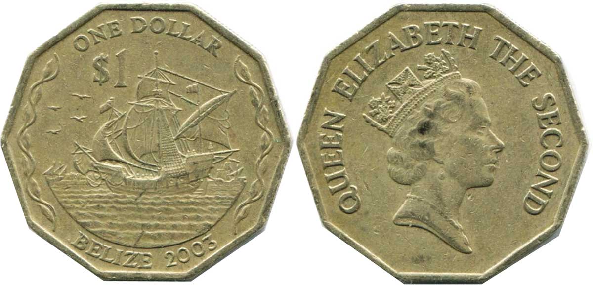 Belize 1 dollar 2003