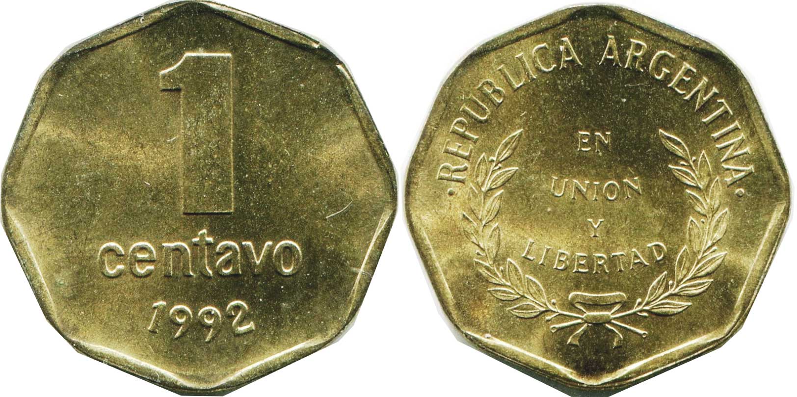 Argentina 1 centavo 1992