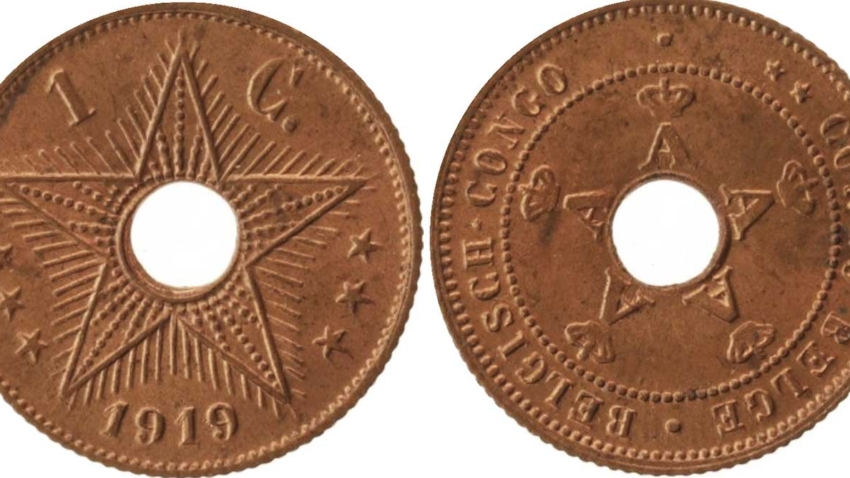 Belgian Congo 1 centime 1919