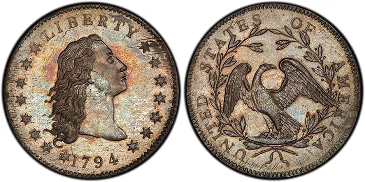 1 dólar 1794